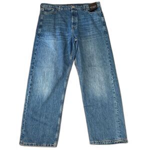 NWT Banana Republic Mid-Rise Loose Stovepipe Jeans Divisadero Wash Size 34 Waist